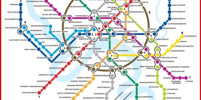 Карта Москви метро