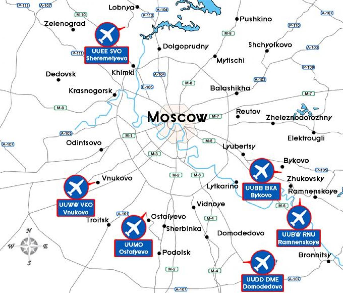 Карта Москви аеропорт термінал