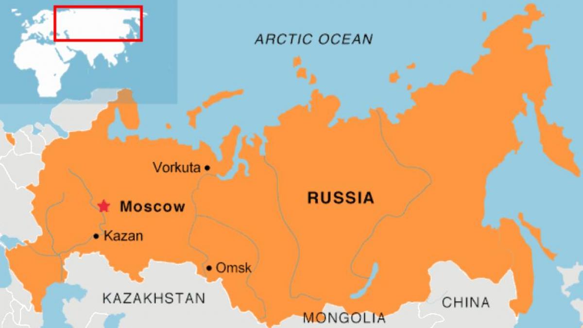 Москва розташування на карті