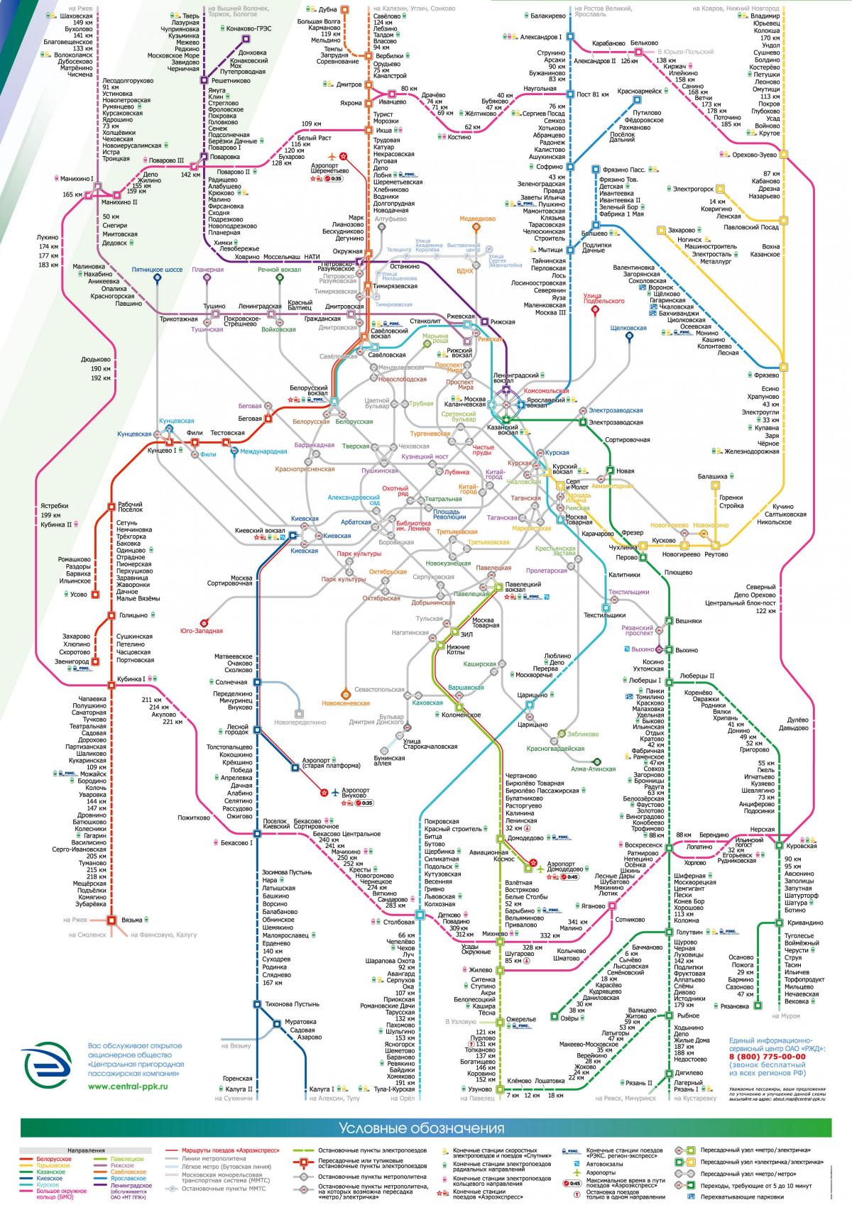 карта поїзд Москва