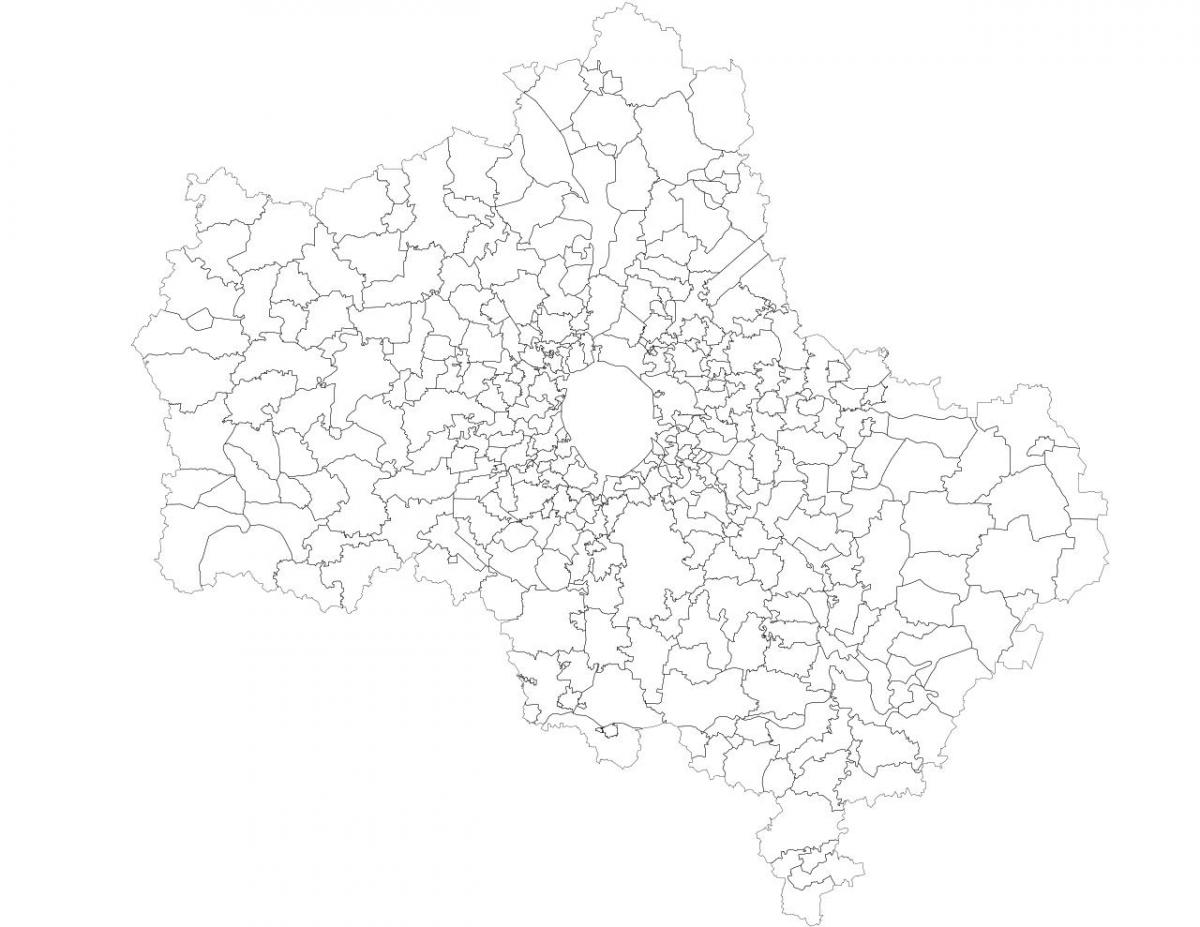 Москва муніципалітети карті