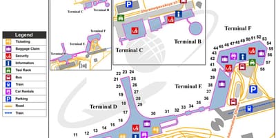 Термінал шереметьєво карта