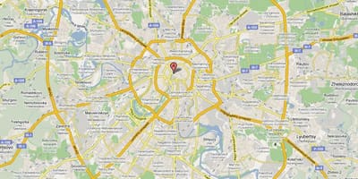 Москва карті передмістя