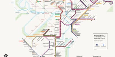 Карта Москви трамвай
