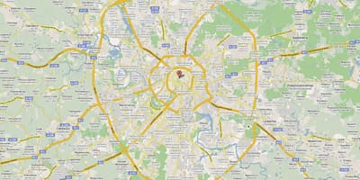 МОСКВА шосе карта