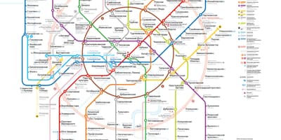 Карта Москви метро