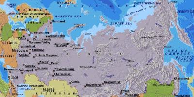 Карта Москви Росія