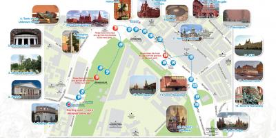Москва карта подорожі